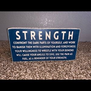 Strength sign